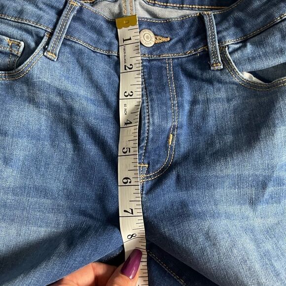 old navy rockstar raw hem jeans size 4 - Picture 9 of 10